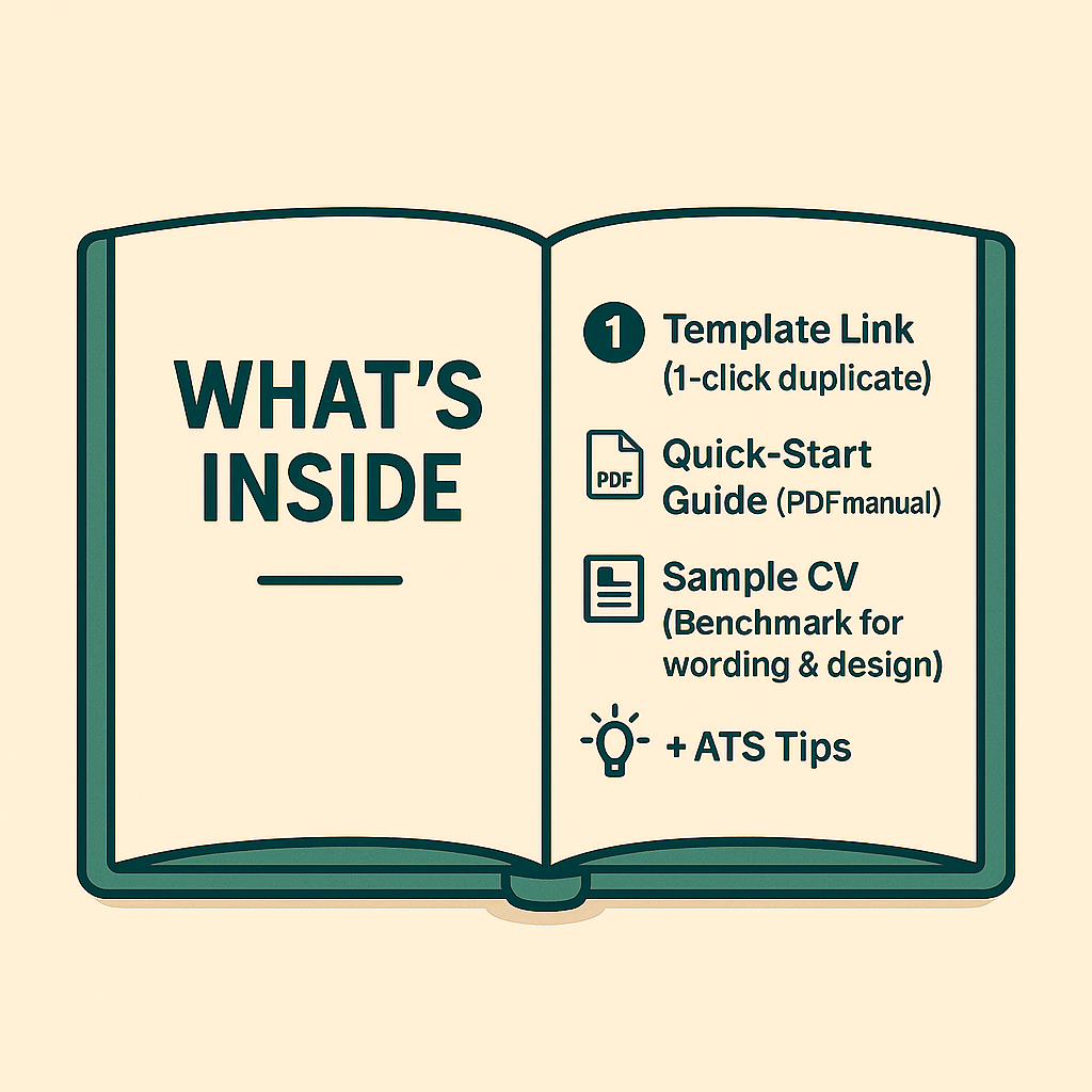 Proven 🇩🇪 CV Template - ATS-Friendly + PDF Guide (UPDATED 2025)