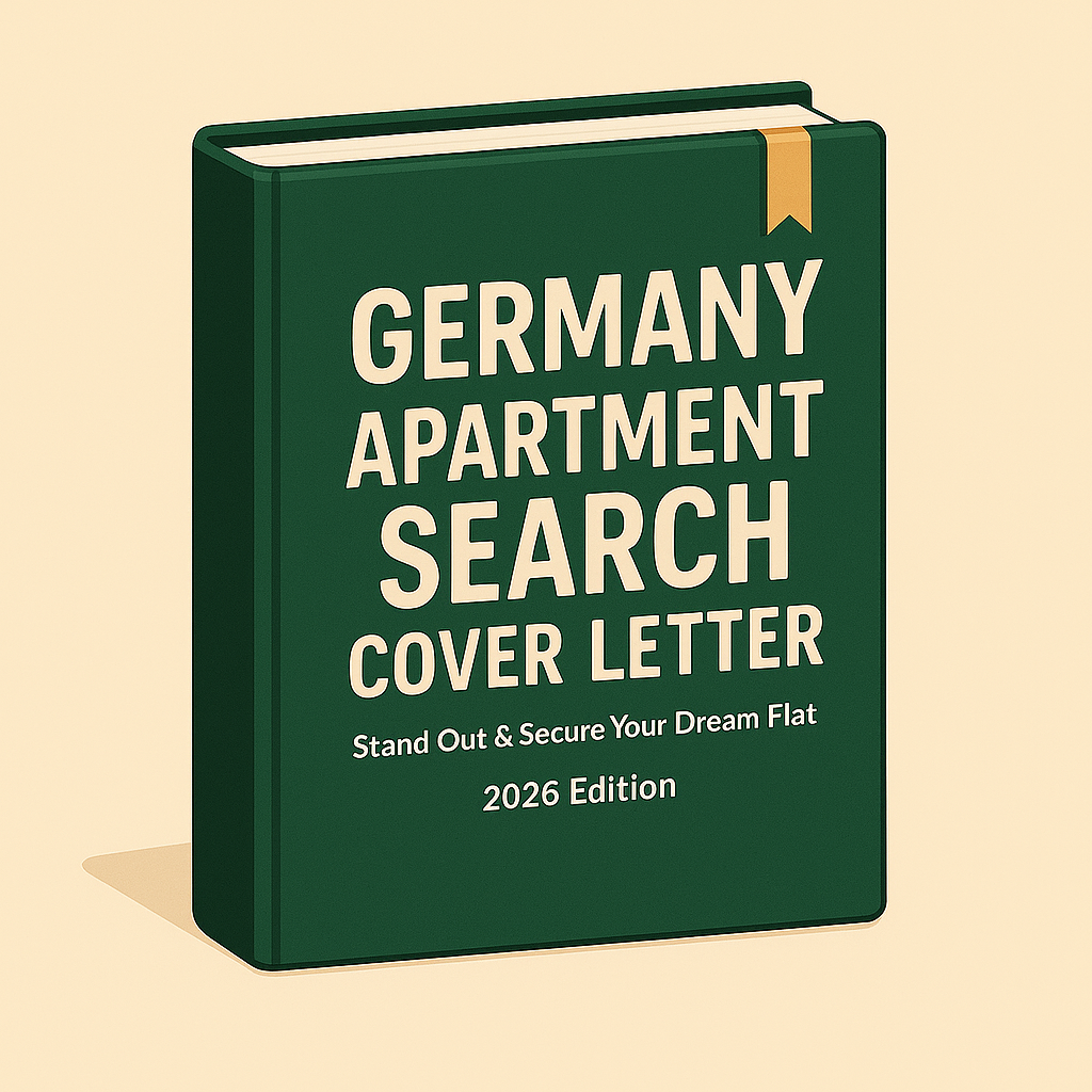 🇩🇪 Coverletter for Appartment/Room Search  – 2025 Edition (FREE Download)