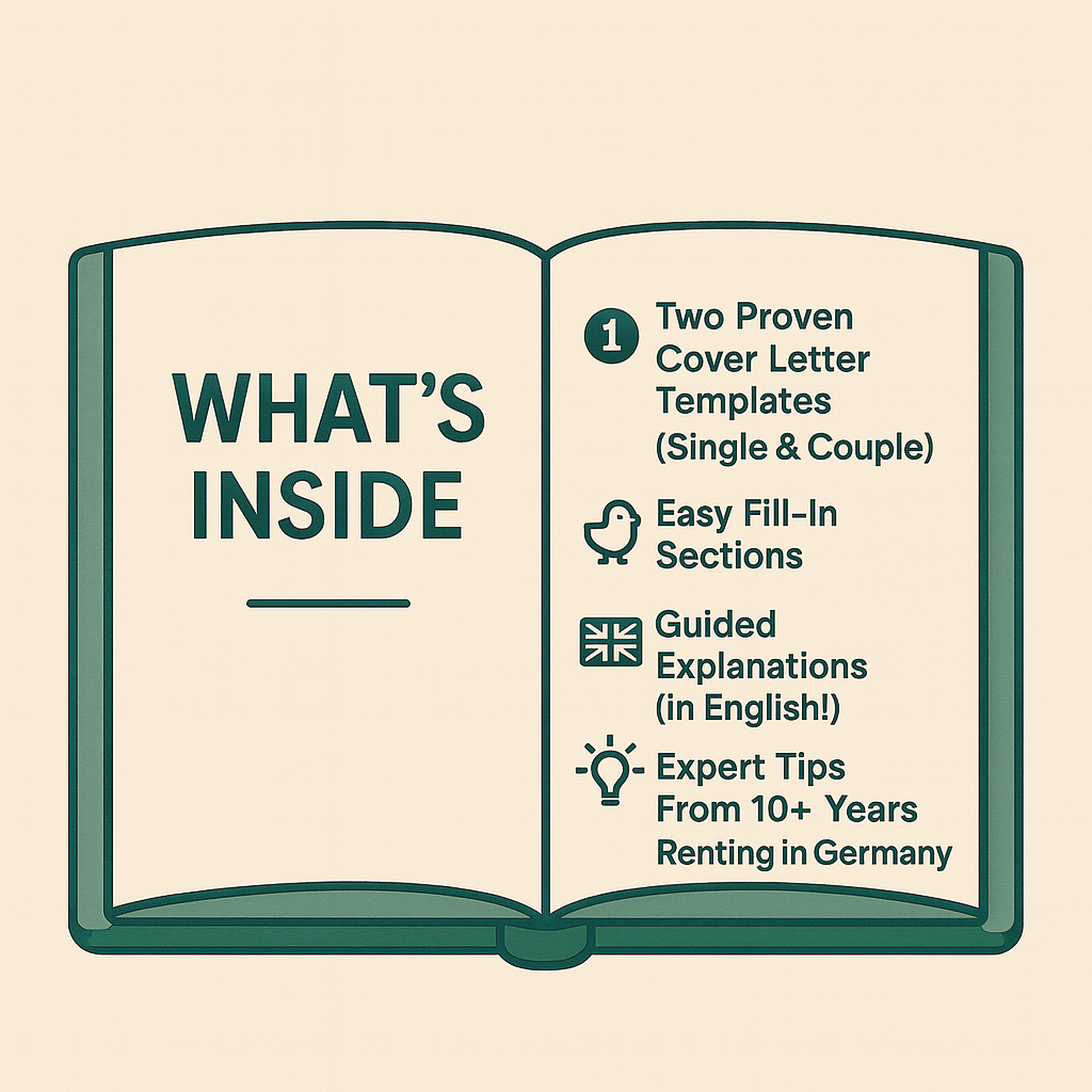 🇩🇪 Coverletter for Appartment/Room Search  – 2025 Edition (FREE Download)