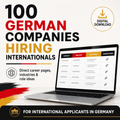 100 German Companies Hiring Internationals