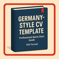 Proven 🇩🇪 CV Template - ATS-Friendly + PDF Guide (UPDATED 2025)